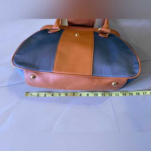 IMAM Shoulder Bag Euciman trapezoid travel brown/gray travel bag lightweight pur - Picture 14 of 16